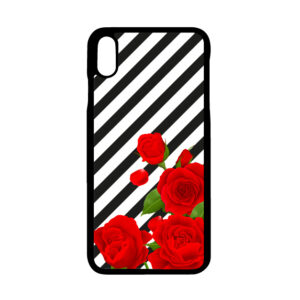 Red Roses Stripes Case