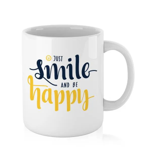 Tazza SMILE and be HAPPY